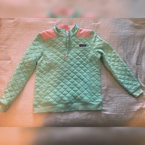 Vineyard Vines Quilted Shep Shirt Mint